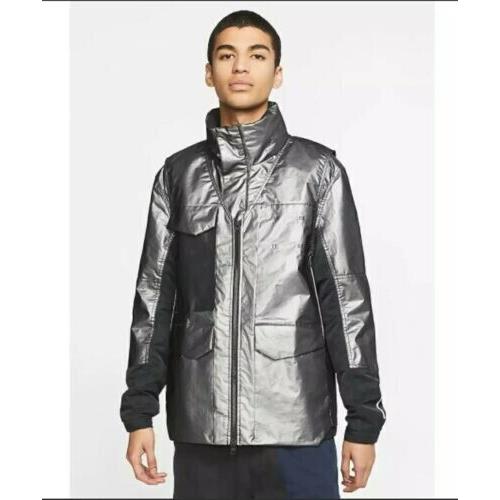 Nike Sportswear Tech Pack Coat Men 3 in 1 Jacket CK0697-095 Men`s Size Large