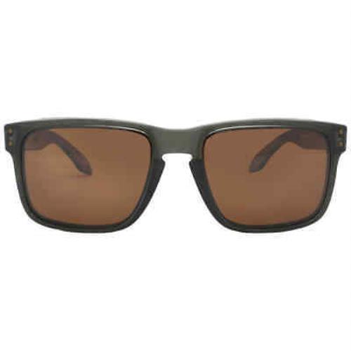 Oakley Holbrook Prizm Tungsten Polarized Square Men`s Sunglasses OO9102 9102W8 - Frame: , Lens: Brown