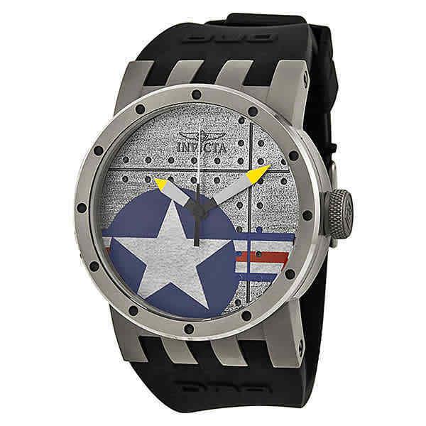 Invicta Dna Bomber Men`s Watch 11647 - Dial: Silver-tone