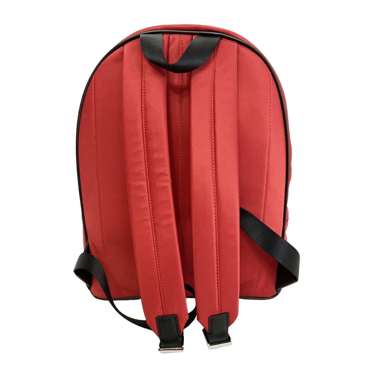 Michael Kors Sport Large Backpack - Flame Red/white - Exterior: RED, Lining: Black, Handle/Strap: Red