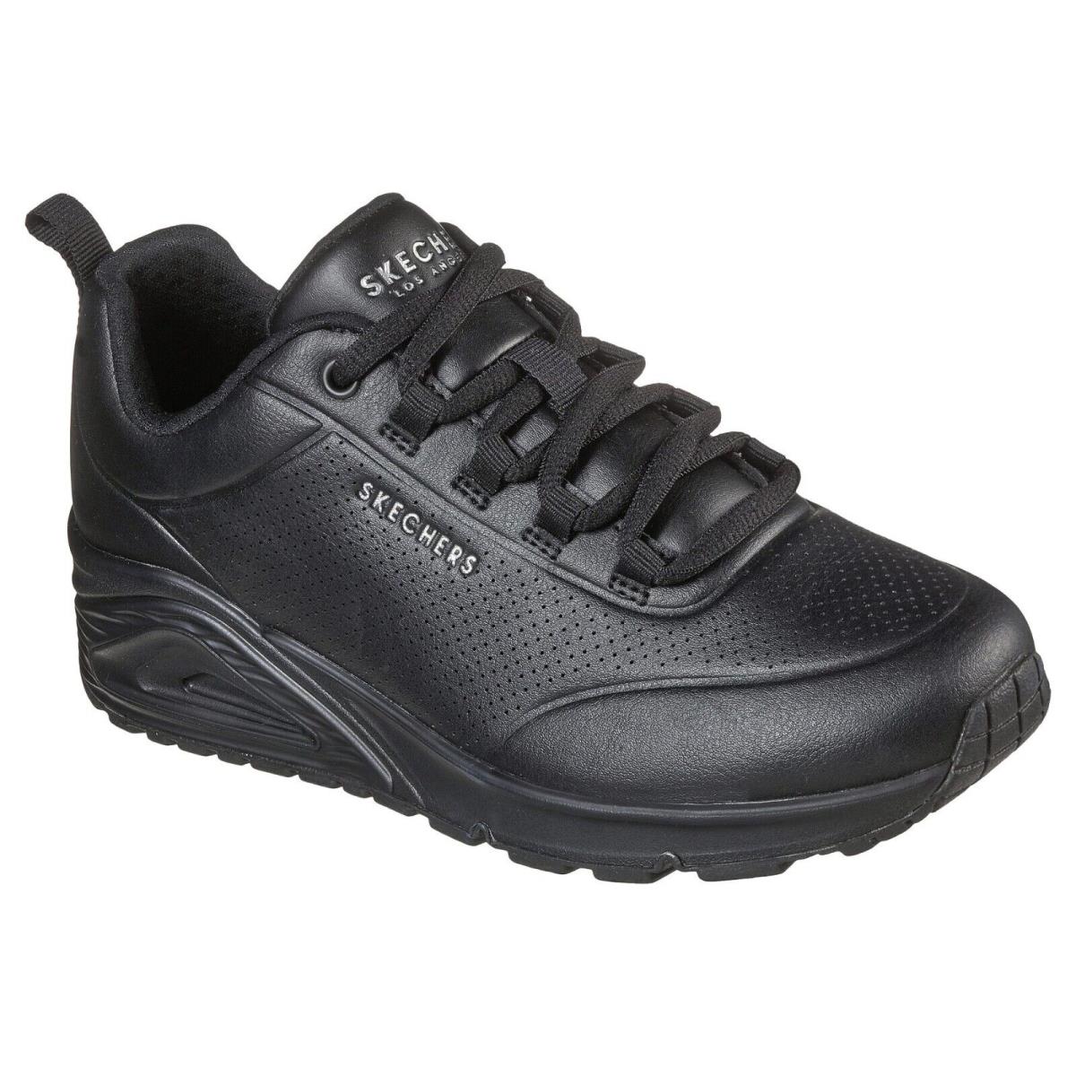 Women`s Skechers Juno Linked Core Casual Shoes 155585 /bbk Multi Sizes Black