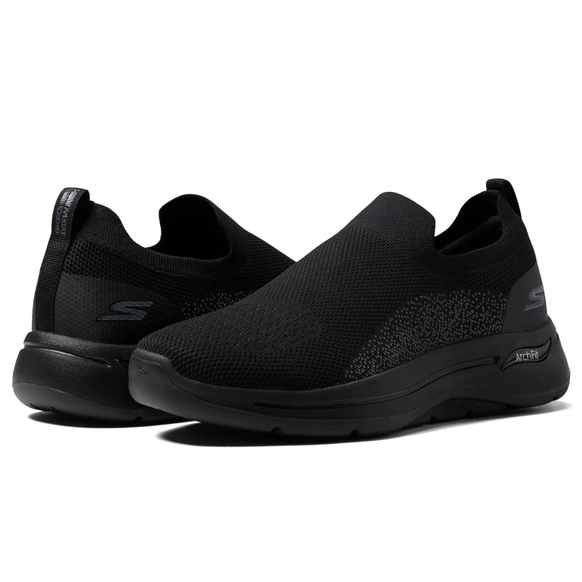 Man`s Shoes Skechers Performance Go Walk Arch Fit - 216136 Black
