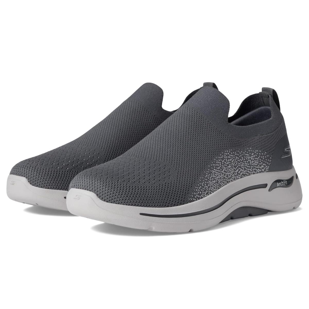 Man`s Shoes Skechers Performance Go Walk Arch Fit - 216136 Charcoal