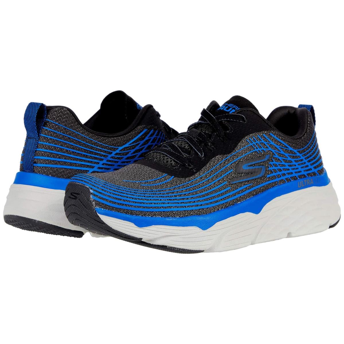 Man`s Sneakers Athletic Shoes Skechers Max Cushion - Elite - 54430 Black/Blue