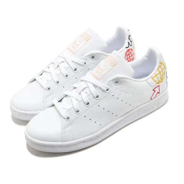 Adidas shoes STAN SMITH - WHITE/MULTICOLOR 11