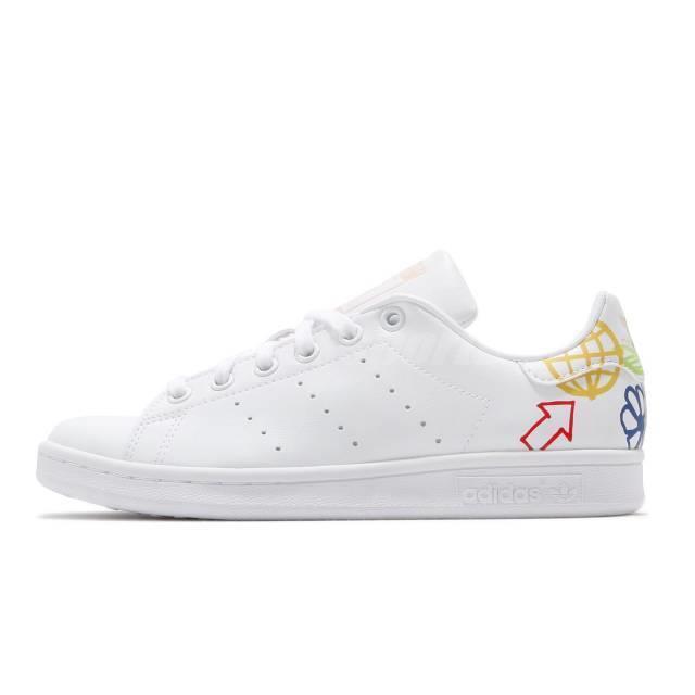 Adidas shoes STAN SMITH - WHITE/MULTICOLOR 12
