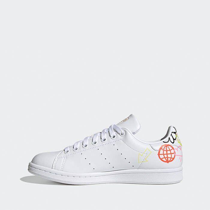 Adidas shoes STAN SMITH - WHITE/MULTICOLOR 7
