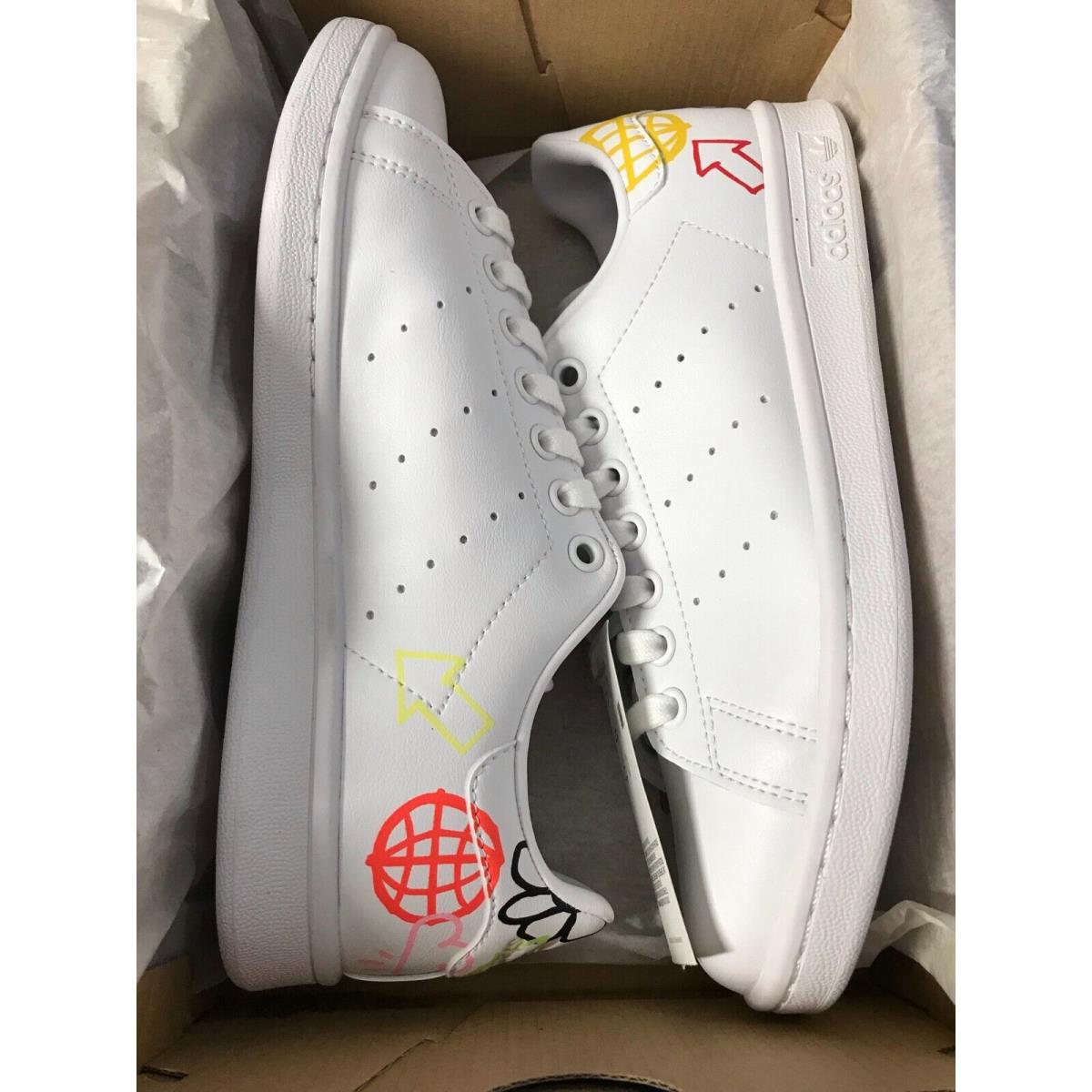 Adidas shoes STAN SMITH - WHITE/MULTICOLOR 15