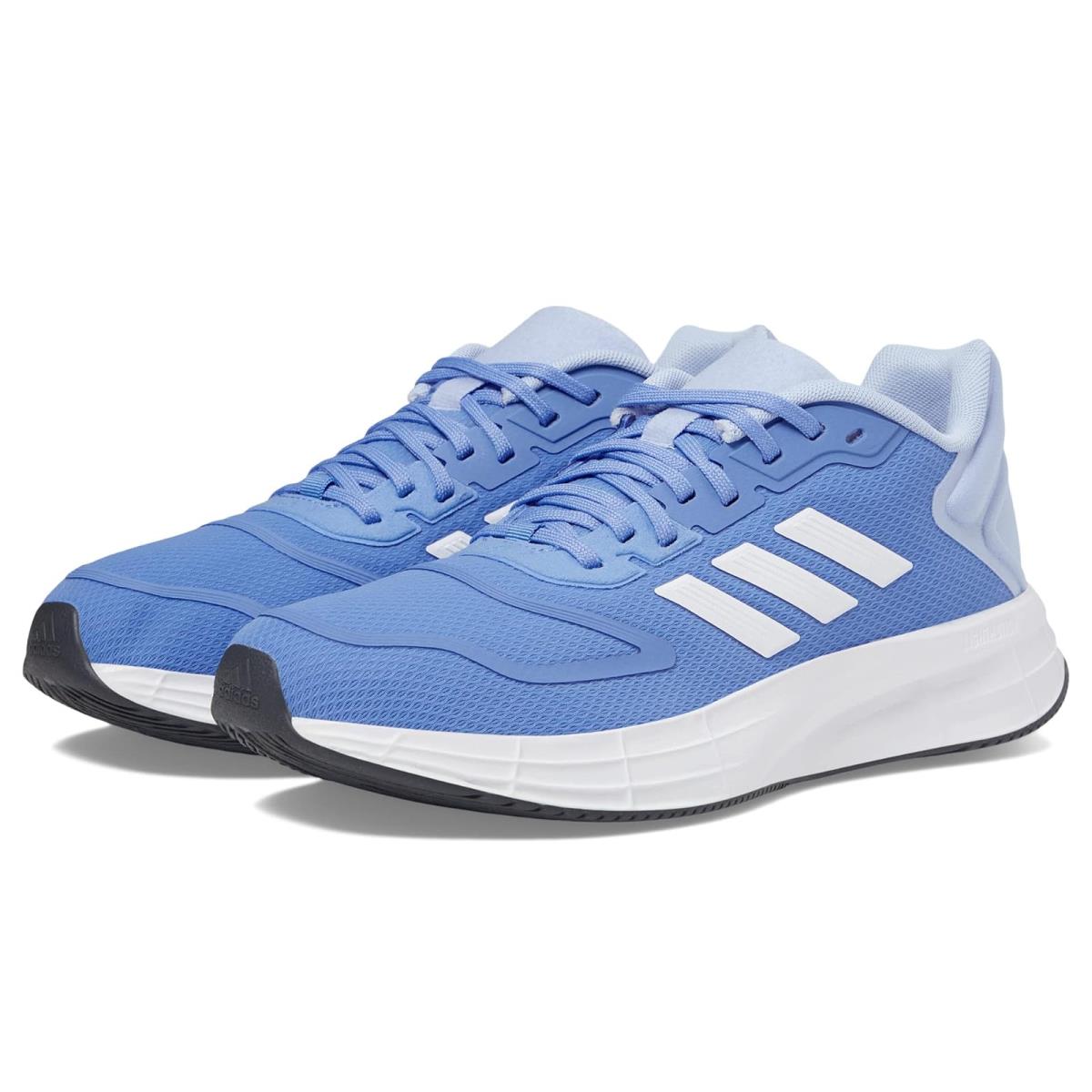 Woman`s Sneakers Athletic Shoes Adidas Running Duramo 10 Blue Fusion/White/Lucid Blue