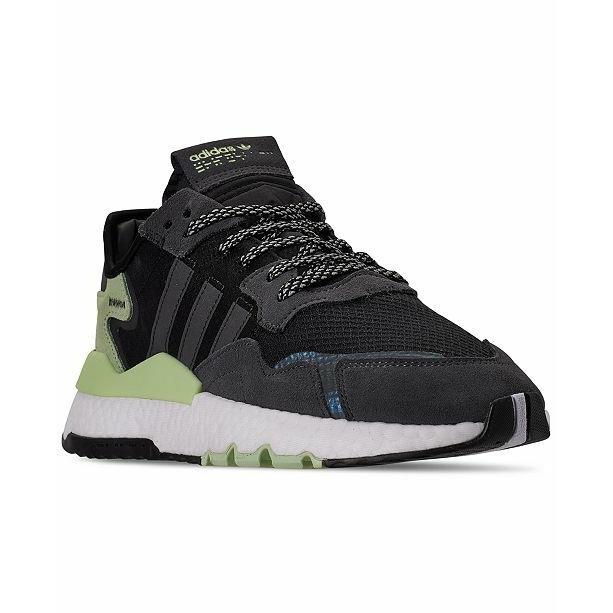 Adidas shoes Nite Jogger - Black/Grey/Green/White 1