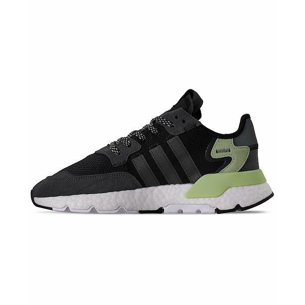 Adidas shoes Nite Jogger - Black/Grey/Green/White 2