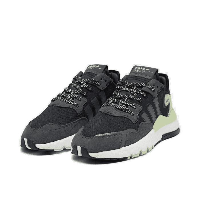 Adidas shoes Nite Jogger - Black/Grey/Green/White 7