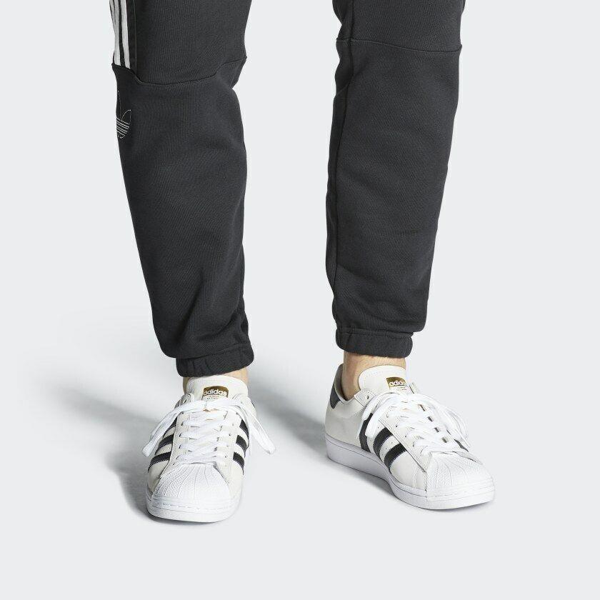 Adidas shoes SUPERSTAR ADV - WHITE/BLACK/GOLD 8