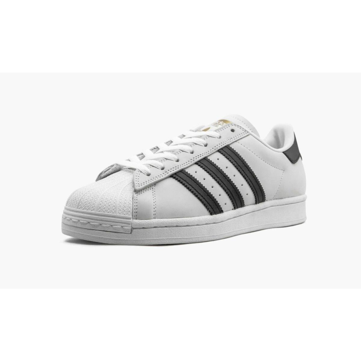 Adidas shoes SUPERSTAR ADV - WHITE/BLACK/GOLD 2