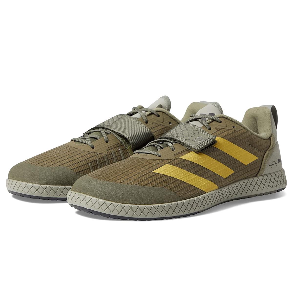 Unisex Sneakers Athletic Shoes Adidas The Total Olive Strata/Matte Gold/Silver Pebble