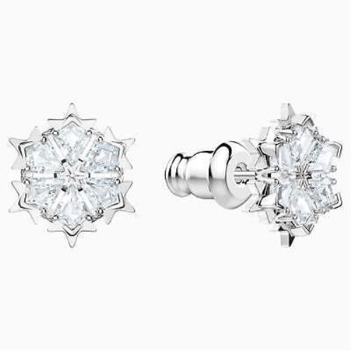 Swarovski Jewelry Magic Pierced Earrings White Rhodium -5627347