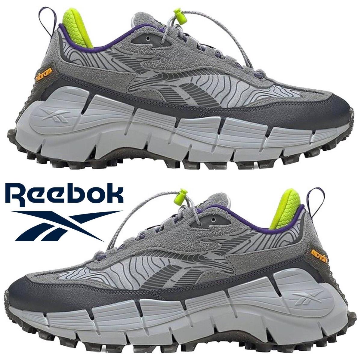 Reebok Zig Kinetica 2.5 Edge Men`s Sneakers Running Hiking Shoes Casual Sport