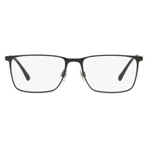 Giorgio Armani AR5080 Eyeglasses Men Black Rectangle 55mm