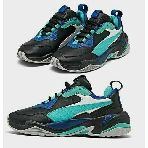 Puma shoes THUNDER HOLIDAY - Puma Black / Blue Turquoise / Galaxy Blue 7