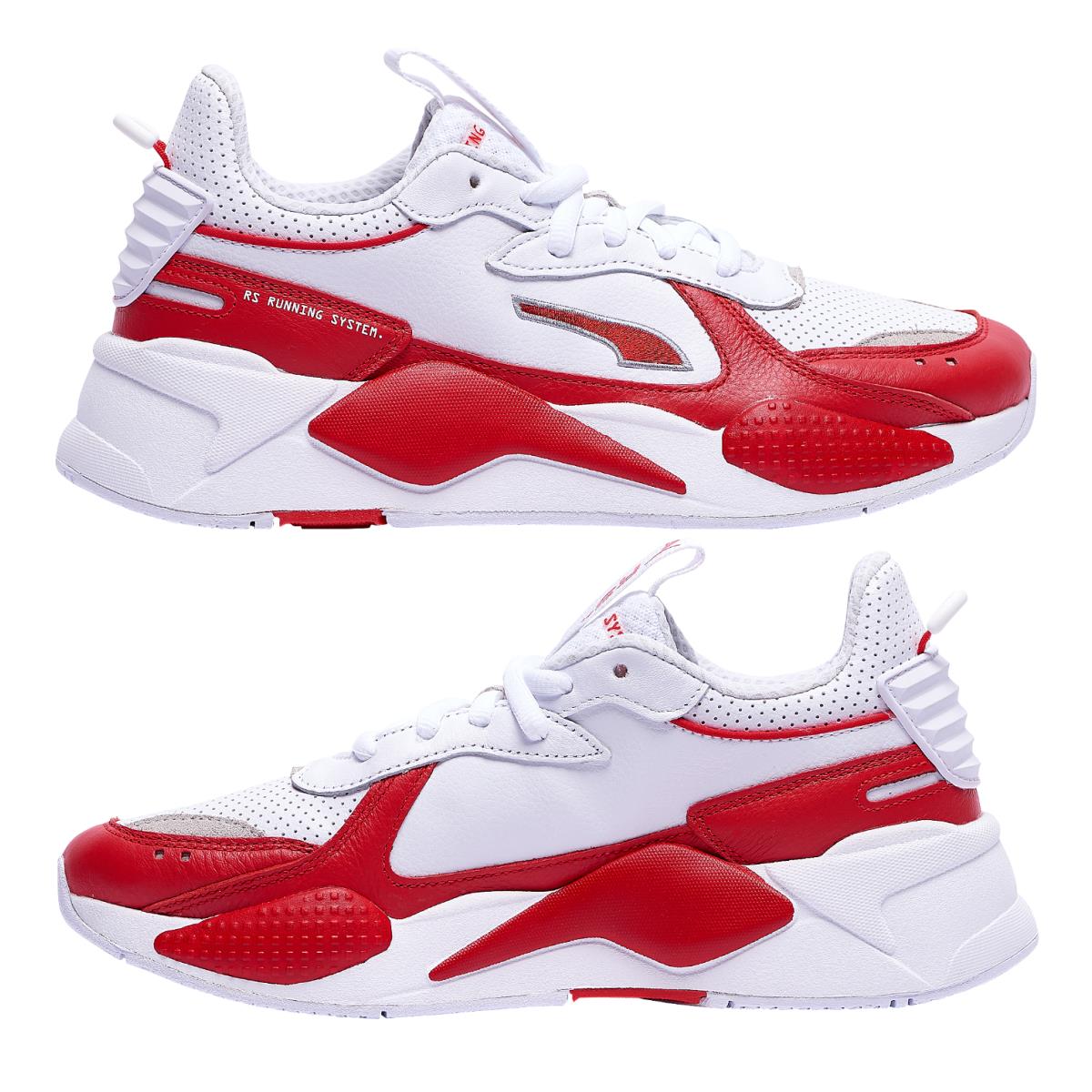 Puma shoes  - WHITE/RED 4