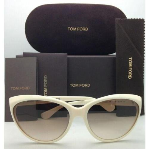 Tom Ford Sunglasses Martina TF 231 25F Ivory White Frames w/ Brown Gradient  - Tom Ford sunglasses - 031465823262 | Fash Brands