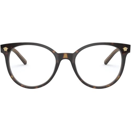 Versace VE 3291 108 51/18/140 Dark Havana Women Eyeglasses Frame
