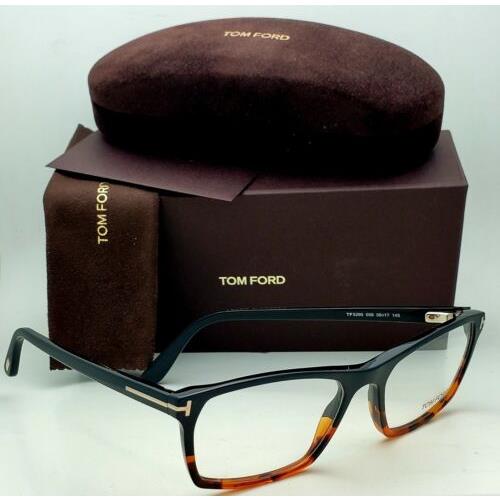 Tom Ford Classic Eyeglasses TF 5295 056 56-17 Black Havana Tortoise Frames  - Tom Ford eyeglasses - 013487611805 | Fash Brands