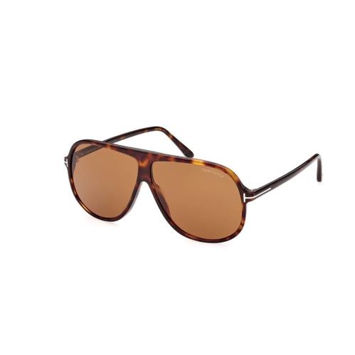 Tom Ford FT0998 Spencer-02 52E Shiny Classic Havana/vintage Brown Sunglasses
