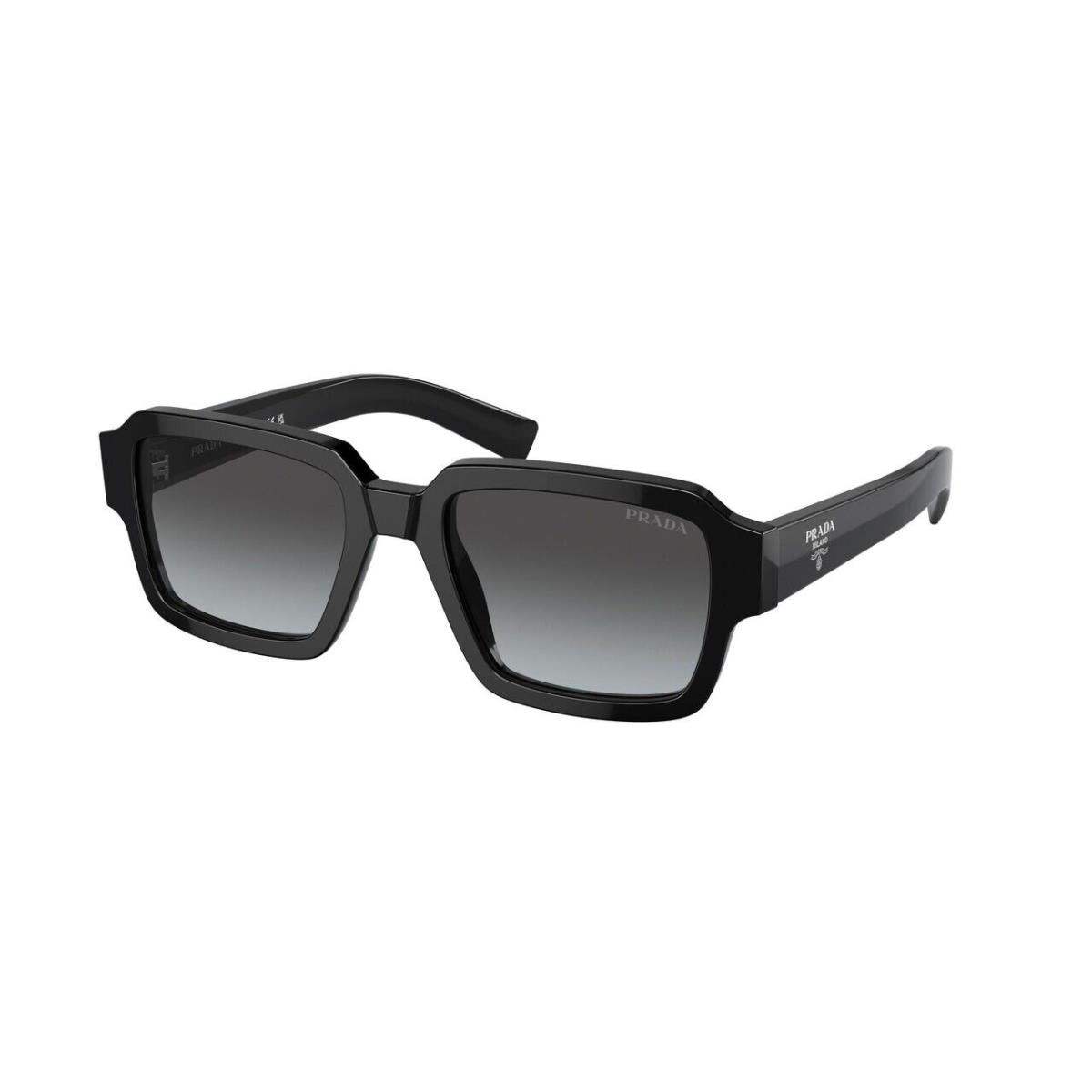 Prada PR 02ZS 1AB5S0 Black-dark Grey Sunglasses 50MM