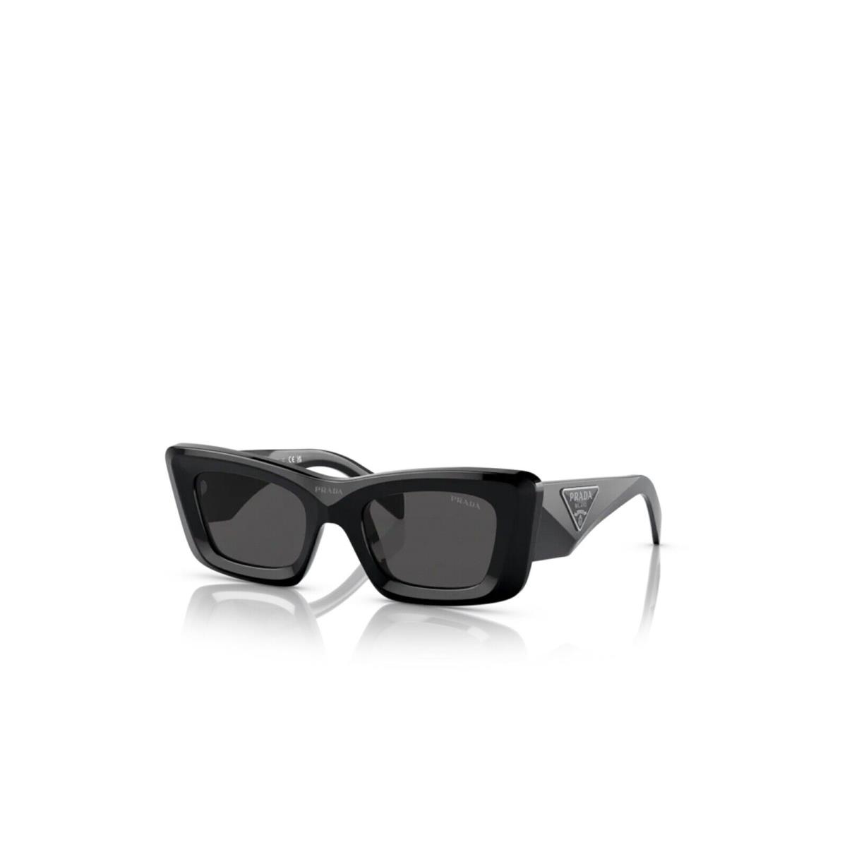 Prada PR 13ZS 1AB5S0 Black-dark Grey Women`s Sunglasses 50MM