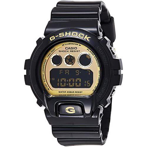 Casio G-shock Digital Display Gold Dial Resin Strap Men`s Watch DW-6900CB-1DS