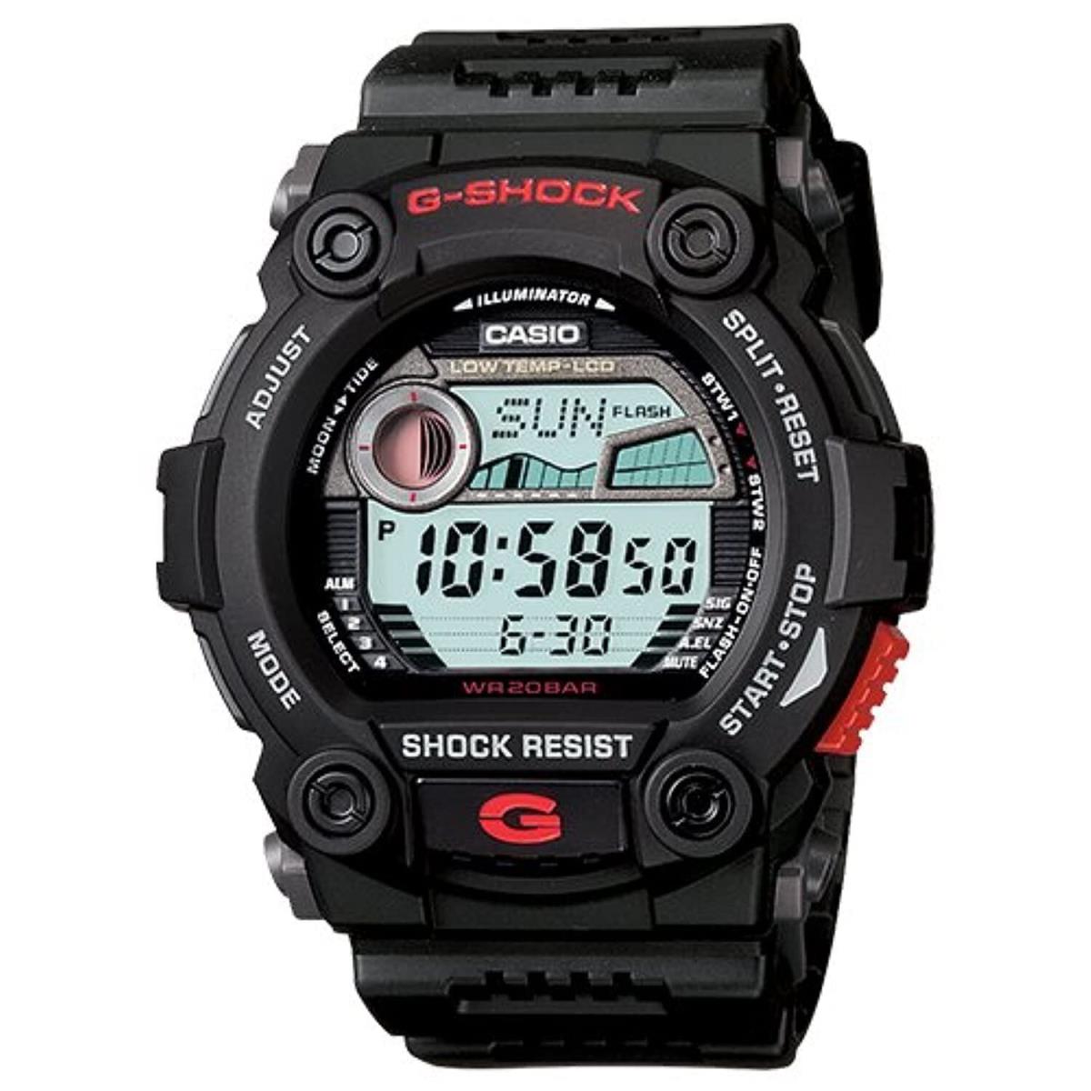 Casio G-shock G7900-1DR Men`s Watch Digital Display Black Band Res