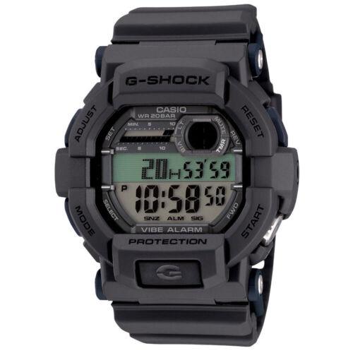 Casio GD350-8 Men`s G-shock Grey Digital World Time Vibration Alarm Dive Watch