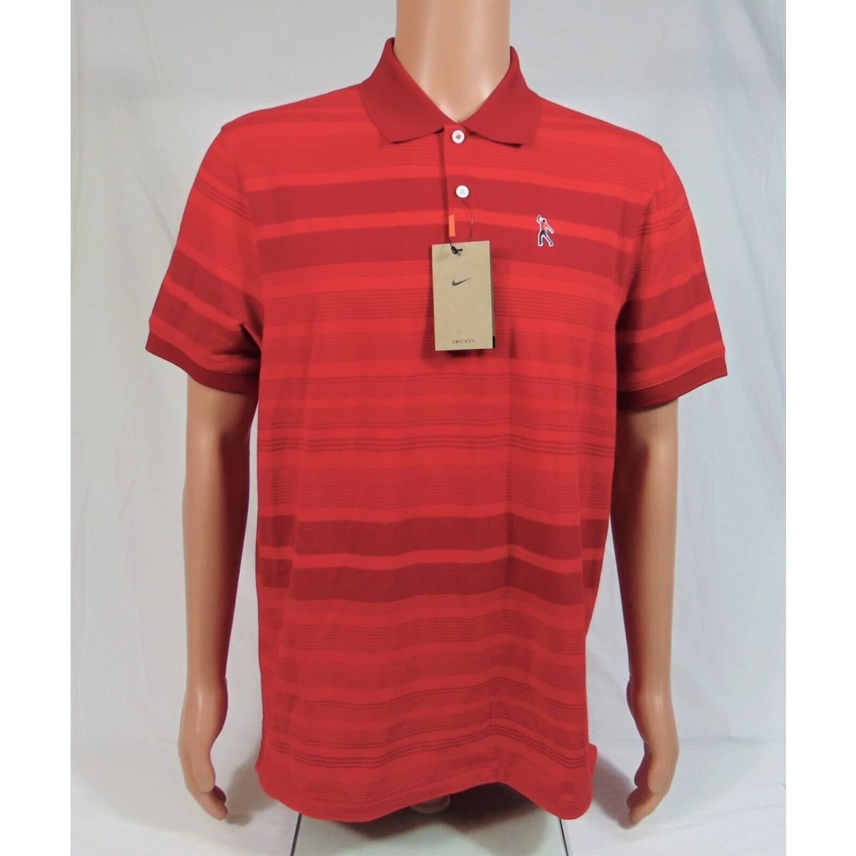 Nike Tiger Woods Sunday Red Masters Polo Golf Shirt Sz S DA3084 687 Rare