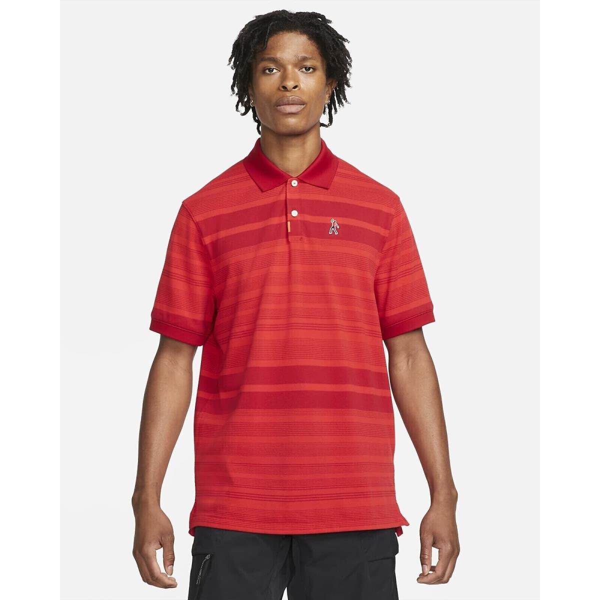 Nike clothing Performance Polo Shirt - University Red & Dark Red 2