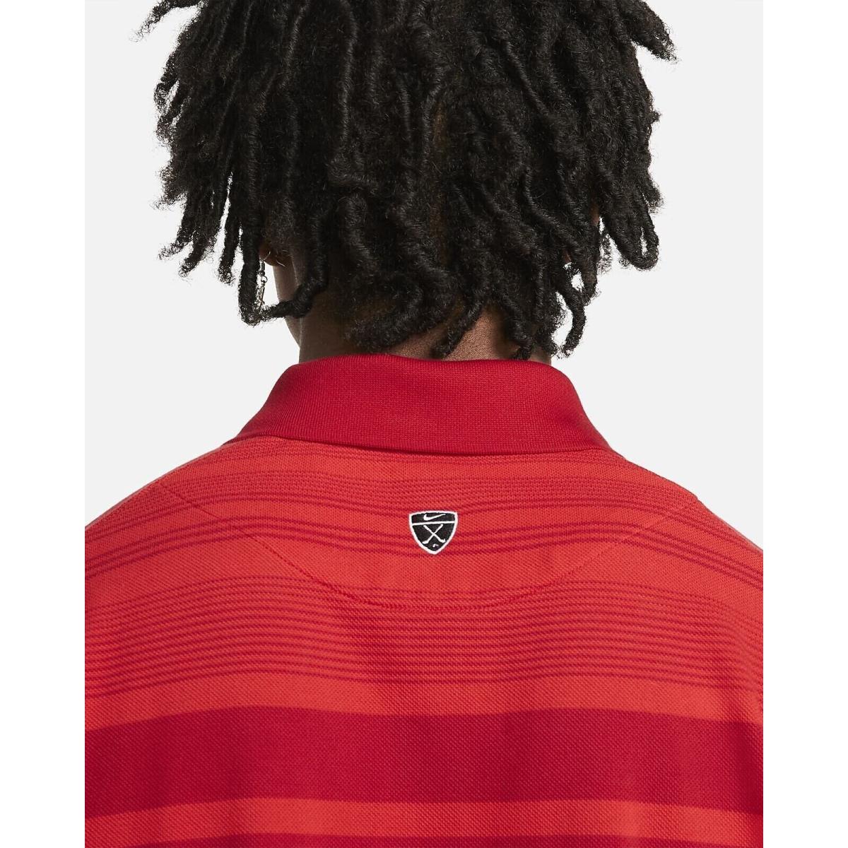 Nike clothing Performance Polo Shirt - University Red & Dark Red 5