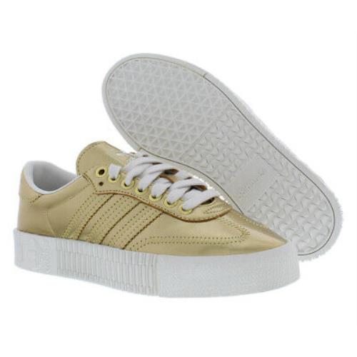 Adidas Sambarose W Womens Shoes Size 8 Color: Gold - Gold , Gold Main