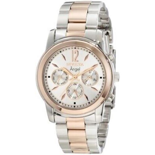 Invicta Angel Silver Dial Two-tone Ladies Watch 11736