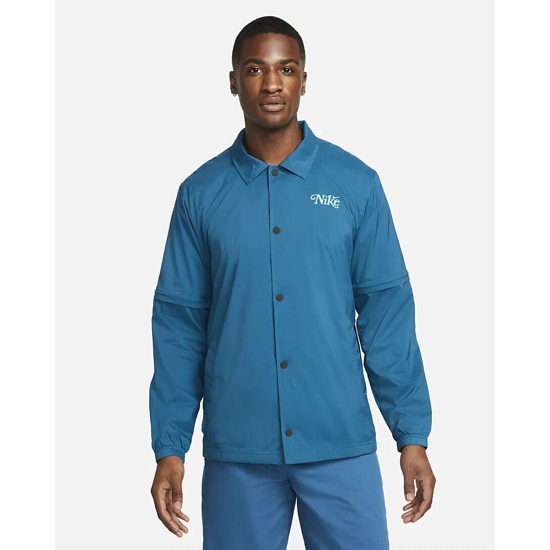 Nike Men`s Storm-fit Convertible Golf Jacket Marina / Washed Teal Size: XL