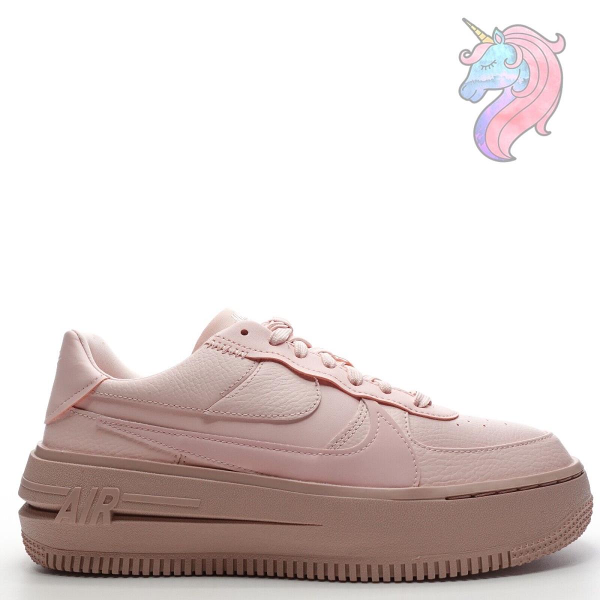 Womens Nike Air Force 1 Size 9 Platform Shoes Pink Oxford DJ9946-600
