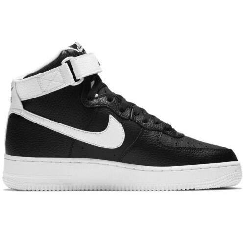 Size 6 - Nike Men`s Air Force 1 High `07 `black White` Shoes CT2303-002 - Black