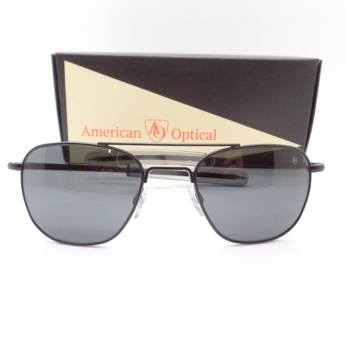 American Optical Original Pilot AO American Optical Pilot Black Grey Lens Option Sunglasses - Frame: Black, Lens: Grey