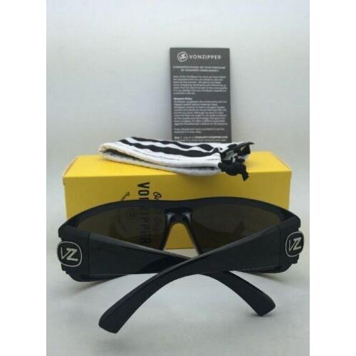 VonZipper sunglasses CLUTCH - Black Shiny Frame, Grey Lens 2