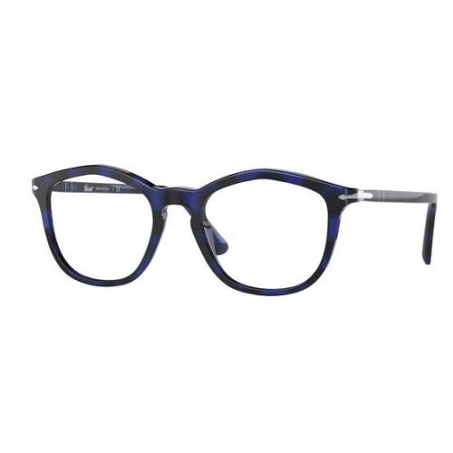 Persol PO3267V 1099 Irregular Spotted Blue Demo Lens 51 mm Unisex Eyeglasses