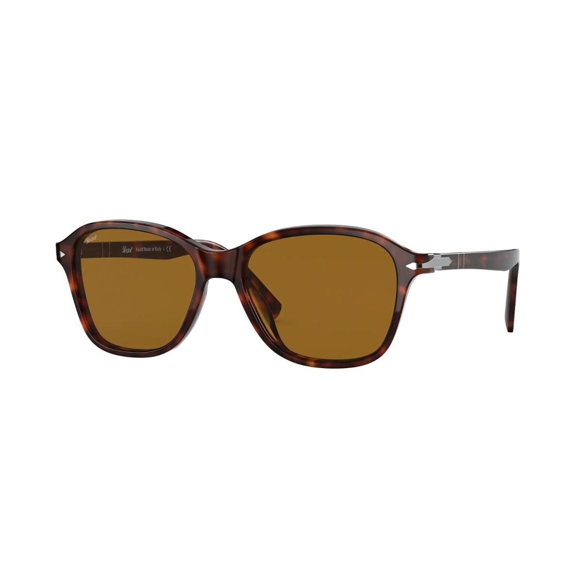 Persol Men`s Sunglasses PO3244S 2433 Havana 53mm Brown Lens