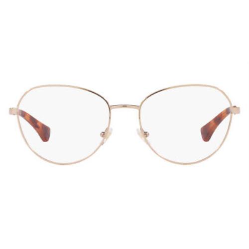 Ralph Lauren RA6054 Eyeglasses Shiny Rose Gold Irregular 54mm