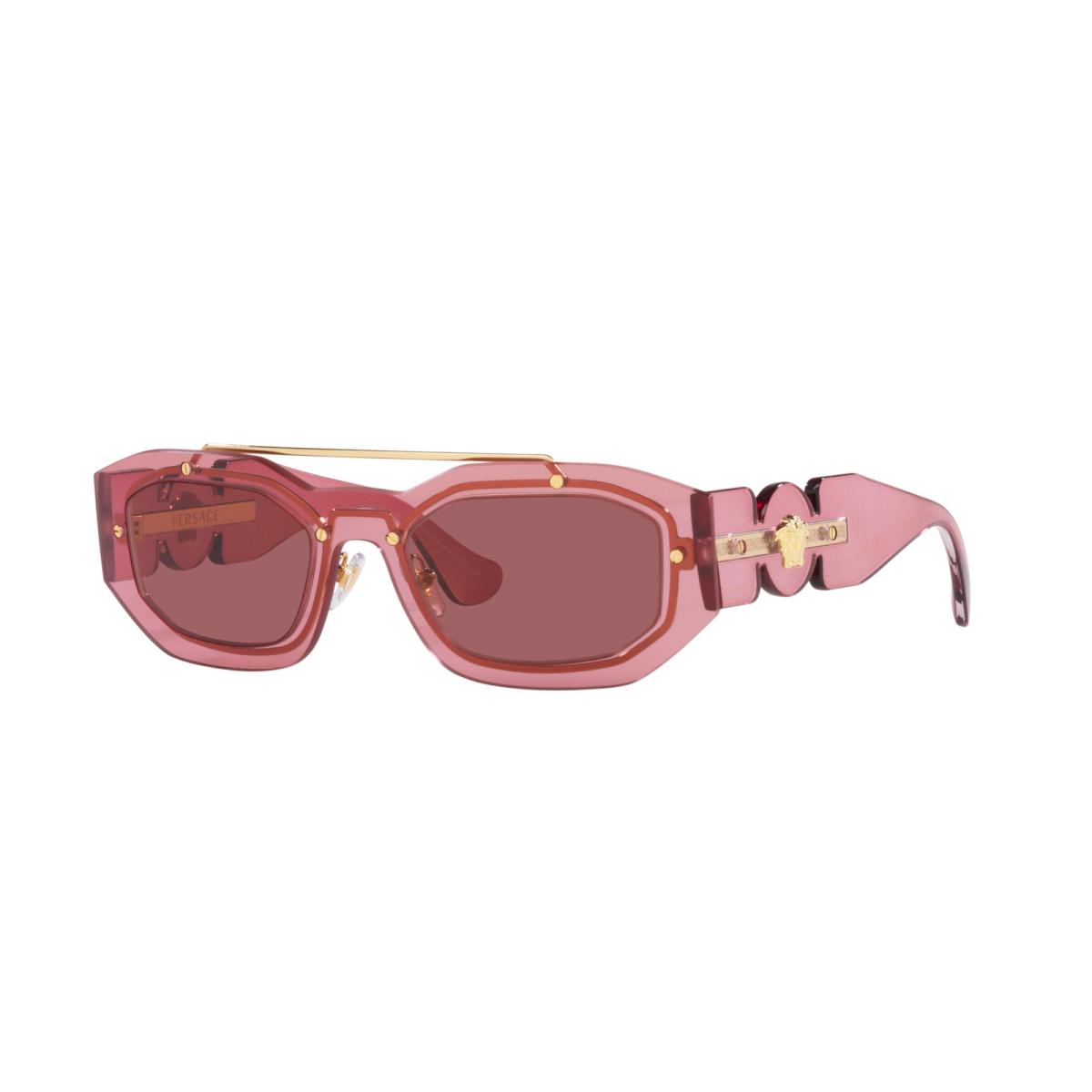 Versace Sunglasses VE2235 100269 51mm Pink / Dark Violet Lens