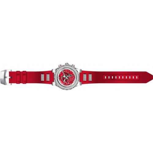 Invicta watch  - Red Dial, Red Band, Silver Bezel