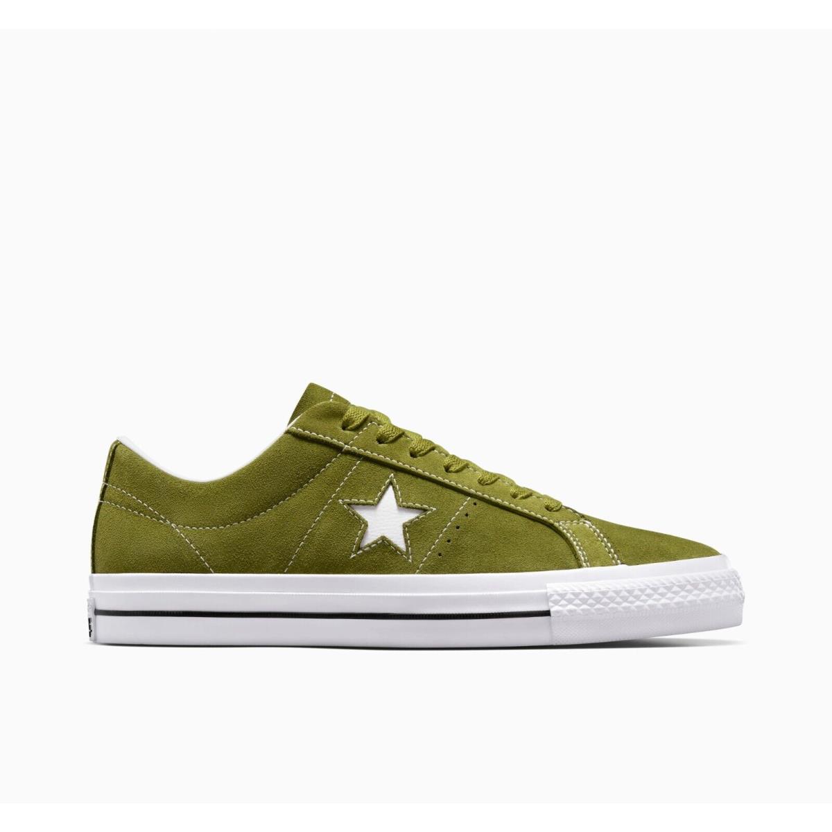 Converse One Star Pro Limited Edition Suede Low Top Men`s Shoes Foam Cushioning Trolled Green/White/Black