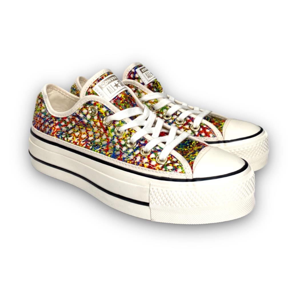 Converse Chuck Taylor All Star 564874C Women Egret/multi Sneaker Shoes Size US 7 - Egret/Multi